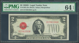UNITED STATES. 2 Dollars. 1928D. (FR: 1505). PMG64EPQ.
