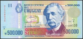 URUGUAY. 500000 Pesos. 1992. (Pick: 73). Uncirculated.