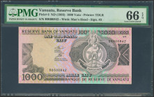 VANUATU. 1000 Vatu. (1993ca). (Pick: 6). PMG66EPQ.