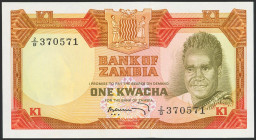 ZAMBIA. 1 Kwacha. (1973ca). (Pick: 16). Uncirculated.