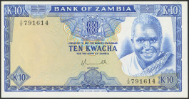 ZAMBIA. 10 Kwacha. (1976ca). (Pick: 22). Uncirculated.