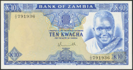 ZAMBIA. 10 Kwacha. (1976ca). (Pick: 22). Uncirculated.