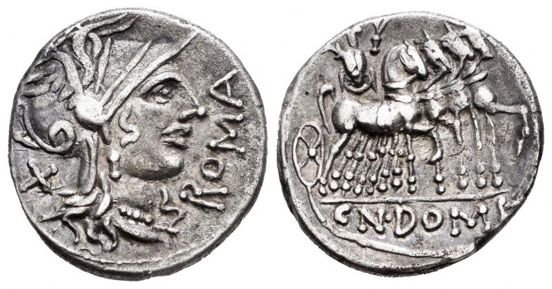 Domitia. Denario. 116-115 a.C. Norte de Italia. (Ffc-681). (Craw-285/1). (Cal-54...