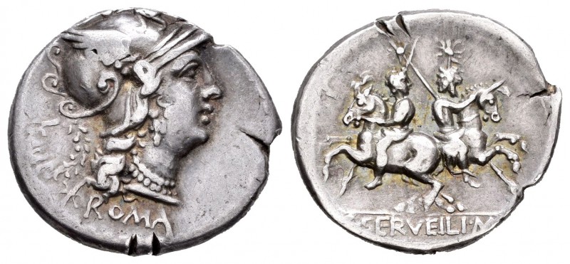 Servilia. Denario. 136 a.C. Italia Central. (Ffc-1116). (Craw-239/1). (Cal-1275)...