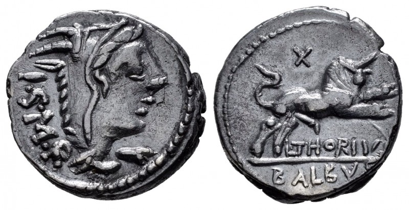 Thoria. Denario. 105 a.C. Norte de Italia. (Ffc-1141). (Craw-316/1). (Cal-1300)....