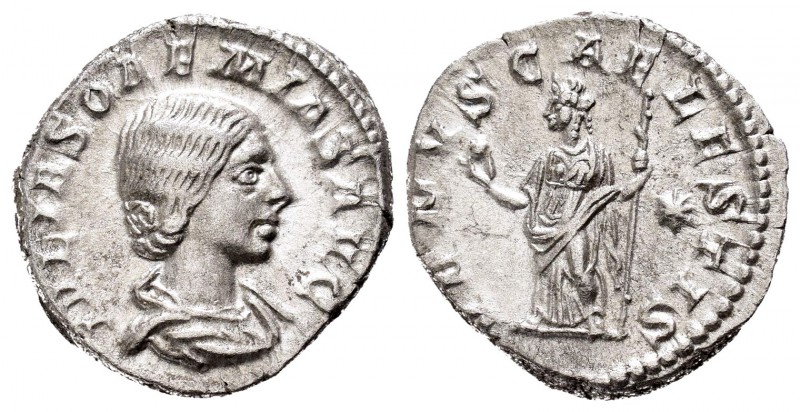 Julia Soemias. Denario. 220-22 d.C. Roma. (Spink-7719). (Ric-241). Rev.: VENVS C...