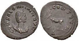 Salonina. Antoniniano. 254-268 d.C. Roma. (Spink-no cita). (Ric-S16). (Seaby-70). Rev.: (IVNONIN)I CONS AVG. Ae. 3,74 g. 4ª oficina. MBC-. Est...30,00...
