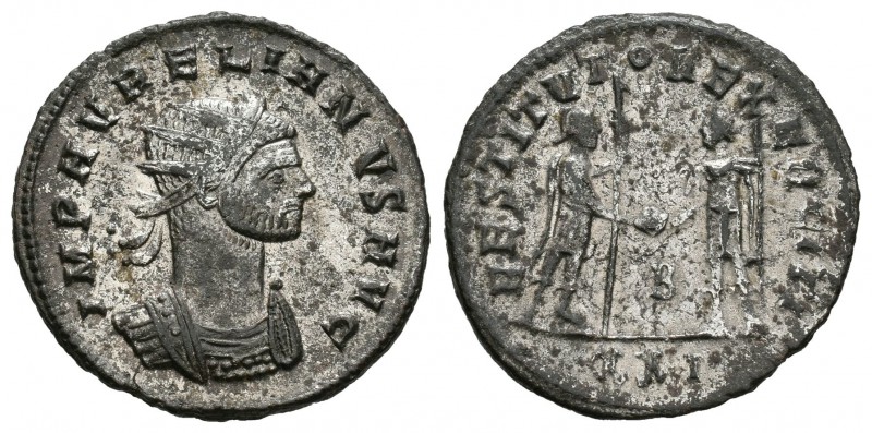 Aureliano. Antoniniano. 274-75 d.C. Cyzicus. (Spink-11597). (Ric-366). Rev.: RES...