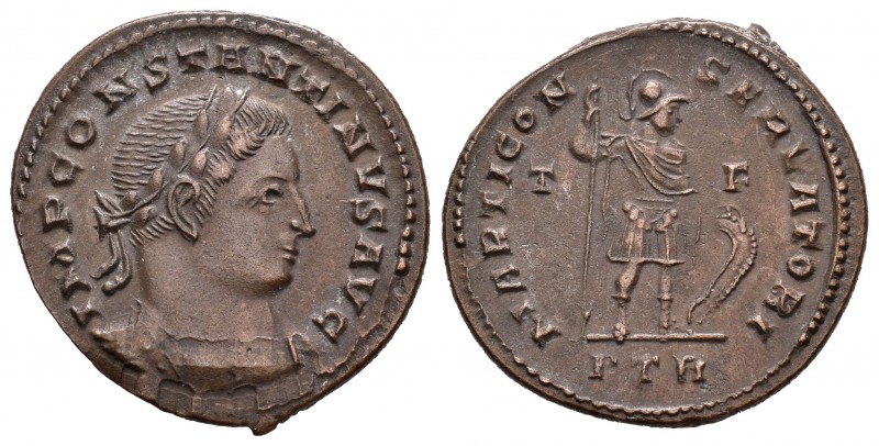 Constantino I. Follis. 310-313. Treveri. (Spink-15981). (Ric-859). Rev.: MARTI C...