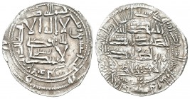 Emirato. Abderrahman II. Dirhem. 223 H. Al Andalus. (V-168). Ag. 2,56 g. Leyenda arábica entre segunda y tercera línea del anverso. EBC-. Est...65,00....