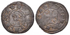 Reino de Castilla y León. Alfonso I (1109-1126). Dinero. Toledo. (Bautista-40). (Abm-23). Ve. 1,01 g. Estrellas en el 1º y 4º cuartel. MBC. Est...20,0...