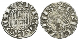 Reino de Castilla y León. Alfonso X (1252-1284). Novén. Toledo. (Bautista-401). (Abm-271). Ve. 0,74 g. Con T debajo del castillo. MBC+. Est...25,00.