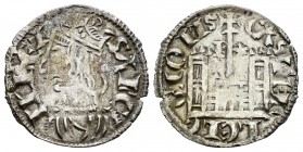 Reino de Castilla y León. Sancho IV (1284-1295). Cornado. Burgos. (Bautista-427). (Abm-296). Ve. 0,74 g. Con B y estrella a los lados de la torre. MBC...