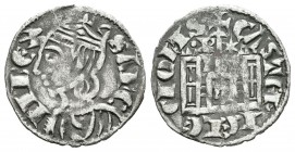 Reino de Castilla y León. Sancho IV (1284-1295). Cornado. (Bautista-427.2). (Abm-296.1). Ve. 0,76 g. Con punto delante de la B y estrella. MBC. Est......