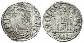 Reino de Castilla y León. Sancho IV (1284-1295). Cornado. Sevilla. (Bautista-432.2). (Abm-301.2). Ve. 0,86 g. Con estrellas a los lados del vástago ce...