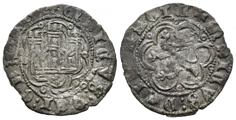 Reino de Castilla y León. Enrique III (1390-1406). Blanca. Coruña. (Abh-599 vari...