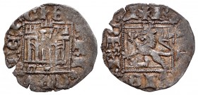 Reino de Castilla y León. Enrique II (1368-1379). Novén. Zamora. (Bautista-676.4 variante). Ve. 0,82 g. Variante por "C" de CA hacia la izquierda del ...