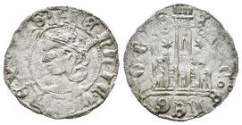 Reino de Castilla y León. Enrique III (1390-1406). Cornado. Burgos. (Bautista-776.1 variante). Ve. 0,83 g. Estrella a los lados del la torre central. ...