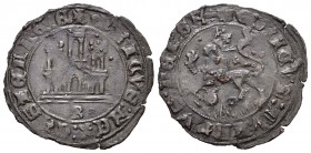 Reino de Castilla y León. Enrique IV (1454-1474). 1 maravedí. Burgos. (Bautista-958.2 variante). Ve. 1,77 g. Con punto a la derecha del castillo. MBC+...