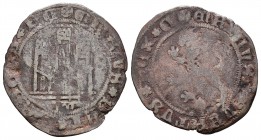 Reino de Castilla y León. Enrique IV (1454-1474). Maravedí. Segovia. (Bautista-973). (Abm-805). Ve. 2,11 g.  Acueducto bajo castillo. BC. Est...18,00....