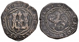 Fernando e Isabel (1474-1504). 4 maravedís. Coruña. A. (Cal-541). Ae. 6,58 g. MBC. Est...25,00.