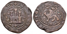 Fernando e Isabel (1474-1504). 4 maravedís. Cuenca. (Cal-565). (Rs-305). Ae. 8,31 g. MBC. Est...60,00.