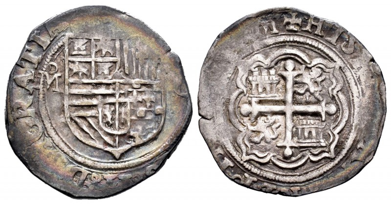 Felipe II (1556-1598). 1 real. México. O. (Cal-643). Ag. 3,35 g. MBC. Est...60,0...