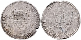 Alberto e Isabel (1598-1621). Patagón. Amberes. (Vti-346). (Vanhoudt-619). Ag. 28,04 g. MBC. Est...120,00.