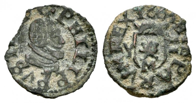 Felipe IV (1621-1665). 2 maravedís. 1664. Madrid. Y. (Cal-1463). (Jarabo-Sanahuj...