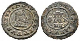 Felipe IV (1621-1665). 4 maravedís. 1663. Granada. N. (Cal-1374). (Jarabo-Sanahuja-M262). Ae. 0,98 g. Escasa. MBC+. Est...35,00.