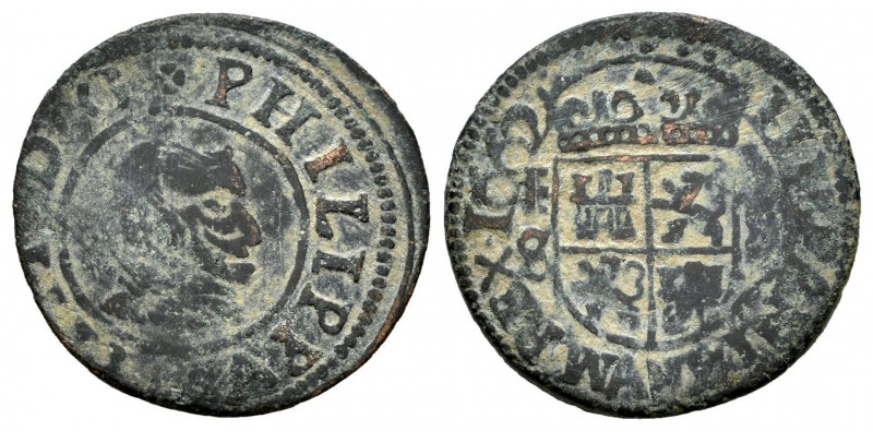 Felipe IV (1621-1665). 8 maravedís. 1662. Segovia. S. (Cal-1532). (Jarabo-Sanahu...