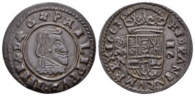 Felipe IV (1621-1665). 16 maravedís. 1663. Granada. N. (Cal-1354). (Jarabo-Sanahuja-M233a). Ae. 3,32 g. EBC-. Est...60,00.