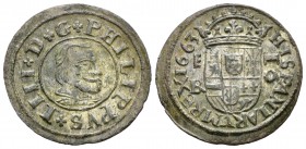 Felipe IV (1621-1665). 16 maravedí. 1663. Segovia. BR. (Cal-1512). (Jarabo-Sanahuja-527). Ae. 3,12 g. EBC. Est...40,00.