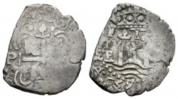 Felipe IV (1621-1665). 1 real. 1652. Potosí. E. (Cal-1050). Ag. 2,95 g. Fecha completa de cuatro dígitos. Escasa. BC+/MBC-. Est...125,00.