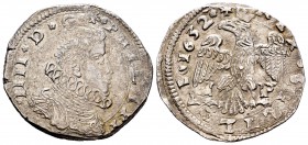 Felipe IV (1621-1665). 4 taris. 1632. Messina. IP. (Vicenti-177). Ag. 10,46 g. MBC+/EBC-. Est...80,00.
