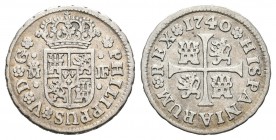 Felipe V (1700-1746). 1/2 real. 1740. Madrid. JF. (Cal-1801). Ag. 1,38 g. MBC. Est...40,00.