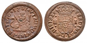 Fernando VI (1746-1759). 1 maravedí. 1747. Segovia. (Cal-717). Ae. 1,31 g. EBC+. Est...60,00.