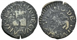 Fernando VII (1808-1833). 1/2 real. 1814. Guayana. (Cal-1296). Ae. 3,19 g. MBC-. Est...75,00.