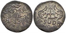 Fernando VII (1808-1833). 8 reales. 1813. Morelos. (Cal-579). Ae. 21,09 g. MBC+. Est...60,00.