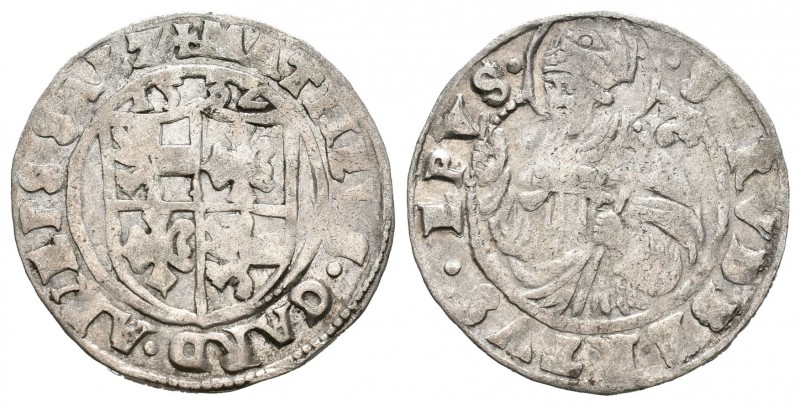 Austria. Matthäus Lang von Wellenburg (1519-1540). 1/2 batzen. 1532. Salzburgo. ...