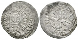 República Checa. Wenceslao II. Gros. (1278-1305). Praga. (Frynas-B.25.16). Ve. 2,62 g. Desplazada. BC+. Est...50,00.