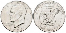 Estados Unidos. 1 dollar. 1977. Philadelphia. (Km-A202b). Cu-Ni. 22,57 g. EBC-. Est...5,00.