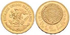 México. 20 pesos. 1959. (Km-478). Au. 16,67 g. SC-. Est...500,00.