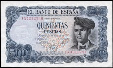 500 pesetas. 1971. Madrid. (Ed 2017-473a). 23 de julio, Jacinto Verdaguer. Serie 1N. SC-. Est...20,00.