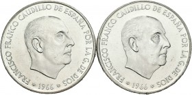 Lote de 2 piezas de 100 pesetas 1966*19-70. A EXAMINAR. SC. Est...20,00.