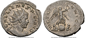 Gallienus, Joint Reign (AD 253-268). BI antoninianus (22mm, 7h). NGC XF. Lugdunum. GALLIENVS•P•F•AVG, radiate and cuirassed bust of Gallienus right, s...