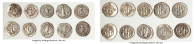 ANCIENT LOTS. Oriental. Sasanian Kingdom. Lot of ten (10) AR drachms. VG-VF. Includes: Ten AR drachms, various rulers and types. SOLD AS IS, NO RETURN...