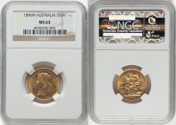 Victoria gold Sovereign 1896-M MS63 NGC, KM13. HID09801242017 © 2024 Heritage Auctions | All Rights Reserved