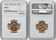 Edward VII gold Sovereign 1909-S MS62 NGC, KM15. HID09801242017 © 2024 Heritage Auctions | All Rights Reserved