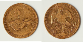 Republic gold 8 Escudos 1862 Go-YE VF, Guanajuato mint, KM383.7. 35.3mm. 26.9gm. HID09801242017 © 2024 Heritage Auctions | All Rights Reserved